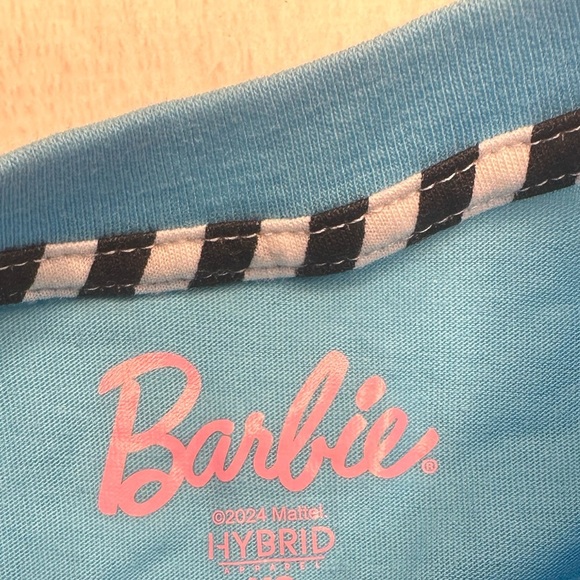 Barbie Inspiring Girls Since 1959 Girls XL- Cropped Too Tee Turquoise - Picture 6 of 8
